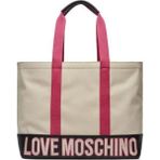 Love Moschino Kadın El Çantası JC4036PP1ILF110B - STD - Siyah - Fuşya