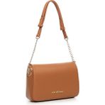 Love Moschino Kadın Metal Logo Fermuar Kapama Deri Kısa Kulp Bej Omuz Çantası JC4373PP0NKF0-200