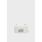 Love Moschino Logolu Ayarlanabilir Askılı Çanta Bayan Çanta Jc4255pp0mkd0100 - Beyaz
