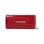 Love Moschino Omuz Çantası Croco JC4294PP0LKJ0500 - 072-Kırmızı