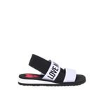 Love Moschino Siyah-Beyaz Sandalet, 36, JA16033G0MJN410A, SİYAH-BEYAZ, Kadın