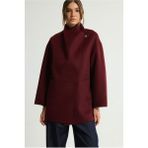 Love My Body Geniş Yakalı Kaban Bordo 136L9578000 - 48