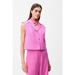 Love My Body Pembe Tencel Yelek