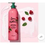 Love Nature Organik Nane ve Ahududu Özlü Enerji Verici Vücut Losyonu