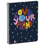 Love Planet Kareli A5 Spiralli Defter 80 Yaprak 2005009600