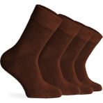 Love Rain Fashion Comfort Seri 4'lü Erkek Bambu Organik Şeker Çorabı - Kahverengi - 43 - 46