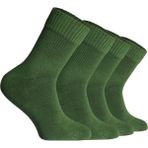 Love Rain Fashion Comfort Seri 4'lü Erkek Bambu Organik Şeker Çorabı - Yeşil - 39 - 42