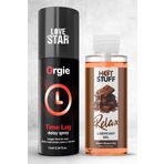 Love Star Lüks Geciktiricili Sprey Avrupa'dan İthal ve 30ml Çikolatalı Kayganlaştırıcı Jel