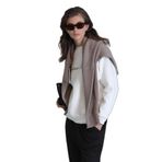 Loved Kadın Örme Sweatshirt Kırık Beyaz, Kırık Beyaz, S
