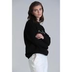 Loved Kadın Örme Sweatshirt S Siyah 8684195207363