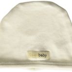 L'ovedbaby Organik Bebek Şapkası, Beyaz, Yenidoğan