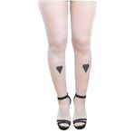 Lovelegis Seksi kadın çorapları - streç tayt - desenli - tayt - ten rengi - çıplak - tek beden - elmas - Noel ve doğum günü hediyesi fikri