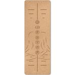 Lovely Bird Tpe Üzeri Doğal Mantar Kaplama Yoga Fitness Matı 5 Mm Non-Slip Mat Çantası Hediyeli