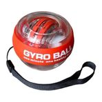 Lovelybird Gyro Ball, El ve Bilek Güçlendirici Döner Top, Kırmızı, Spor Egzersiz Topu (kırmızı)