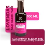 Lovendas Yavaş Uzayan Saçlara Özel Dökülmeyi Önleyen Saç Bakım Yağı 100ML