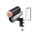 Lovense App Kontrol Solace Pro Automatic Thrusting Masturbator Black