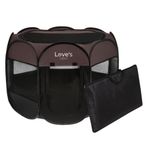 Love's cabin Evcil Hayvan Yavrusu Köpek Oyun Parkı, Küçük Köpek Çadır Kasaları Kafesi İç/Dış Mekan, Köpek ve Kedi için Taşınabilir Oyun Parkı, Taşıma Çantalı Katlanabilir Pop Up Köpek Kulübesi Oyun