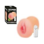 Loveshop Star Büyük Boy Titreşimli 17 cm Realistik Suni Vajina Mastürbatör