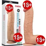 Lovetoy King Sized Ekstra Kalın Realistik Dildo 28 cm