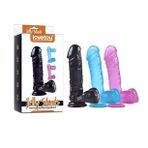 Lovetoy Pembe 20 cm Jel Dokulu Dildo ( LV1073 )
