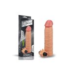 Lovetoy Pleasure Nature Extender 4 Cm Uzatmalı Titreşimli Penis Kılıfı