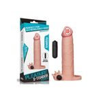 Lovetoy Pleasure X-Tender Titreşimli 76 Mm Uzatmalı Penis Kılıfı