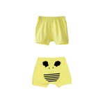 Lovetti Açık Sarı Kız Çocuk Arı Baskılı Şort - 12 - 18 Ay