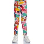 Lovetti Cutouts Foliage Kız Çocuk Yazlık Desenli Tayt