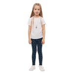 Lovetti, Desenli Kız Çocuk Taytı, Koyu Lacivert, 4 Yaş, Little Stars, 1419L011