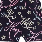 Lovetti Hey Dude Kız Çocuk Desenli Cepli Şort