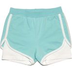 Lovetti Kız Çocuk 2 Iplik Ikili Şort - Mint - Ekru - 1 Yaş