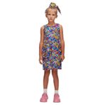 Lovetti Kız Çocuk Abstract Leopard Desen Kolsuz Elbise DESENLİ 3 Yaş