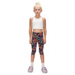 Lovetti Kız Çocuk Brave & Happy Desen Kapri - Desenli - 10 Yaş