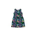 Lovetti Kız Çocuk Cutouts Animal Desen Kolsuz Elbise - 3 Yaş - Desenli