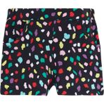 Lovetti Kız Çocuk Cutouts Shape Desen Cepli Şort - Desenli - 3 Yaş