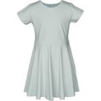 Lovetti Kız Çocuk Düz Basic Kısa Kol Elbise - 3 Yaş - Duman Gri