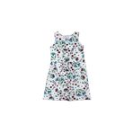 Lovetti Kız Çocuk Fairy Garden Desen Kolsuz Elbise - 1 Yaş - Desenli