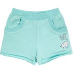 Lovetti Kız Çocuk Iki Iplik Fil Baskılı Şort - Mint - 5 Yaş