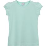 Lovetti Kız Çocuk Kısa Kollu Basıc Tişört - 3 Yaş - Mint