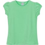 Lovetti Kız Çocuk Kısa Kollu Basıc Tişört - 3 Yaş - Pastel Yeşil