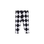 Lovetti Kız Çocuk Monochrome Diamond Desen Kapri - Desenli - 10 Yaş