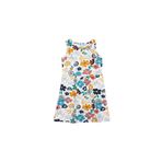 Lovetti Kız Çocuk Nordic Jungle Desen Kolsuz Elbise - 2 Yaş - Desenli