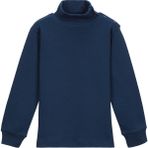 Lovetti Kız Çocuk Tam Balıkçı Uzun Kol Çıtçıtlı Tişört - 1 Yaş - İndigo