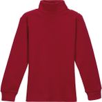 Lovetti Kız Çocuk Tam Balıkçı Uzun Kol Çıtçıtlı Tişört - 4 Yaş - Kırmızı