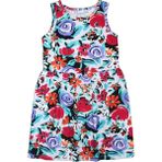Lovetti Kız Çocuk Vintage Flowers Desen Kolsuz Elbise - 6 Yaş - Desenli
