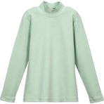 Lovetti Kız Çocuk Yarım Balıkçı Uzun Kol Tişört - 9 Yaş - Soft Yeşil