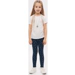 Lovetti Koyu Lacivert Little Stars Kız Çocuk Yazlık Desenli Tayt