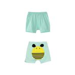 Lovetti Mint Kız Çocuk Arı Baskılı Şort - 6 - 9 Ay