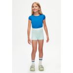 Lovetti Mint Kız Çocuk Cepsiz Basic Şort - 7 Yaş