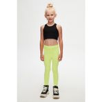 LOVETTI Neon Sarı Basic Kız Çocuk Yazlık Tayt
